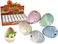 Násadové vajcia dinosaura rastúce 4 cm biele