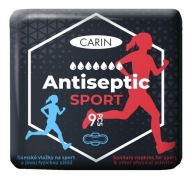 Carin Antiseptic Sport Ultratenké hygienické vložky 9 ks
