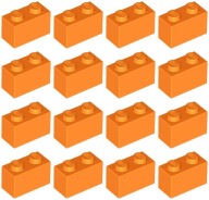 LEGO 3004 BRICK 1x2 oranžová NOVINKA (12g) 16 ks.
