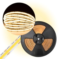 COB LED PÁS 480/m 3000K Teplý 12V DC 11W/m 1m IP20 SUPER VÝKONNÝ NEON 8MM