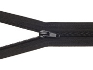 Zips 25 cm špirálový. Čierna #5