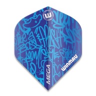 WINMAU MEGA GRAFFITI Šípkové pierko MODRÁ 240
