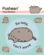 Samolepky Sada 5 kusov samolepiek Pusheen Kitty pre deti 10x12,5 cm