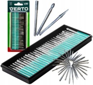 Diamantové frézy na mini brúsku Kov Drevo Plast Sklo 30ks 3,2mm
