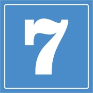Č. 30 Číslica 7 - VÝSTRAŽNÁ TABUĽKA