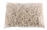 Gumičky 70mm 1kg 1,5x1,5mm 60% guma Kancelárske výrobky biele