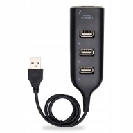 USB HUB 4-PORTOVÝ ROZDEĽOVAČ USB 2.0 SPLITTER 4 PORTY