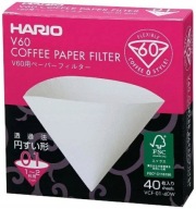 PAPIEROVÉ FILTRE PRE ODKAPÁVANIE HARIO V60-01 40 KS