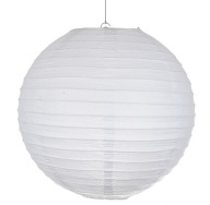 Papierový LAMPSHADE lampáš LAMPA 50cm BIELA