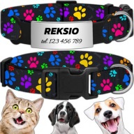 SILNÝ NASTAVITEĽNÝ OBLIEK PRE PSA INDEX MAČKA DOG + GRAVÍR 35-55cm L