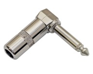 6,3 mm mono uhlový jack konektor