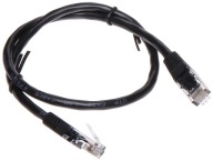 Patchcord RJ45/6/0,5-BLACK kat.6 čierny 0,5m