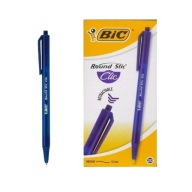BIC okrúhle guličkové pero Stic Click 1,0 mm MODRÉ