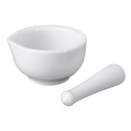 KERAMICKÁ MALTA S PILEČOM, BIELA ​​8 CM