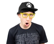 Žlté okuliare Pixel na párty hráčov