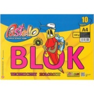 FAREBNÝ TECHNICKÝ BLOK 10 A4 PASTELLO LIST