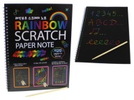 Vyfarbovacia stieracia strana SCRATCH-UP PAD karty 26x19