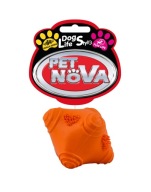 PET NOVA hračka Crazy lopta 5cm oranžová