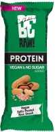 BeRAW Slaná arašidová proteínová tyčinka 21% proteín, slaný oriešok 40g