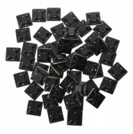 Držiaky na upevnenie káblov a drôtov 19x19mm 20 ks
