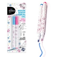 KIDEA magické dvojlinkové fixky - 2 farby