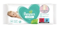 Pampers, vlhčené obrúsky Sensitive, 52 ks
