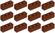 LEGO 3622 BRICK 1x3 hnedá NOVINKA (15g) 12 ks.