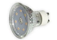 LED ŽIAROVKA - 2,9W - GU10 - 3000k TEPLÁ - SKLO