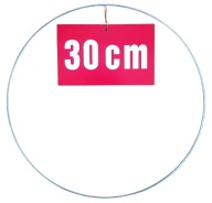 STRIEBORNÝ prsteň/ráfik na lapače snov a makramé, 30 cm