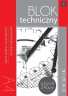 TECHNICKÝ BLOK A4 240G 10 PLACHTOVÝ BIELY PREMIUM