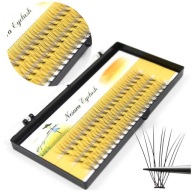 NESURA EYELASH trsové mihalnice 60 ks 11mm 10D hodvábne mihalnice SEOL