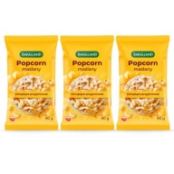 Bakalland maslový popcorn do mikrovlnnej rúry 3x90g, lahodný snack