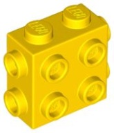 LEGO 1X2X2 S KOLÍKMI ŽLTÉ Č. 67329 - 1ks.