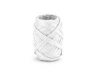 Biela rafiová stuha 5mmx20m