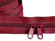 Špirálová páska na zips 5 mm zips na meter MODRÁ 1 meter + 2 zipsy