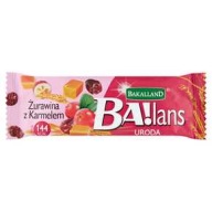 BA LANS CEREÁLNA TYČINA BRUSNICA S KARAMELOM 38G