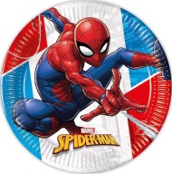 Papierové taniere Spiderman 23 cm - 8 kusov
