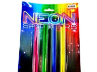 Farebné neónové prskavky NEON SPARKLES VP40N 8 kusov 40cm Klasek