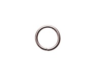Kovový krúžok na opasok 25 / 4 mm NIKEL 10 kusov