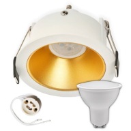 Halogénové stropné svietidlo + GU10 LED + objímka