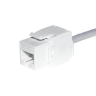 Keystone jack RJ45 kat.6A UTP modul, bez náradia