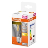 LED MIRROR GOLD E27 žiarovka 6,5W A50 650lm 2700K OSRAM