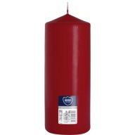 Sviečka valcová BISPOL Aura 90H 20CM SW80/200 BURGUNDY