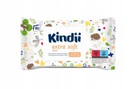 Kindii extra jemné vlhčené obrúsky z aloe 60 ks.