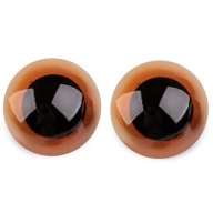 VEĽKÉ HNEDÉ OČI MASKOTA 45 mm