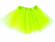 SUKŇA TUTU limetková tanečnica baletný kostým tylový kostým 30 cm maškarné šaty