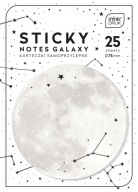 Samolepiaci zápisník GALAXY Space Planets 25 ks