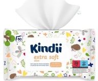 KINDII EXTRA MÄKKÉ VLHČENÉ Utierky 60 ks.