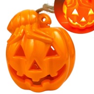 LED PUMPKIN lampa so svietiacim HALLOWEENským červíkom