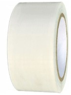 Biela výstražná vyznačovacia páska 50mm 33m, samolepiaca Budfix
